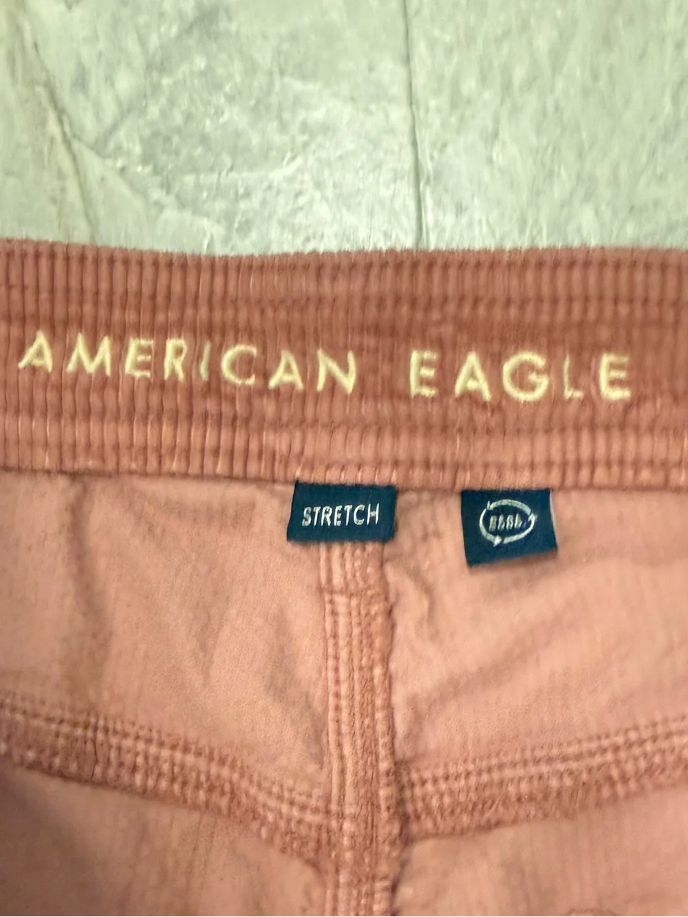 American Eagle Outfitters Wide-Leg Corduroy Cargo Jeans in Rust - Picture 5 of 7